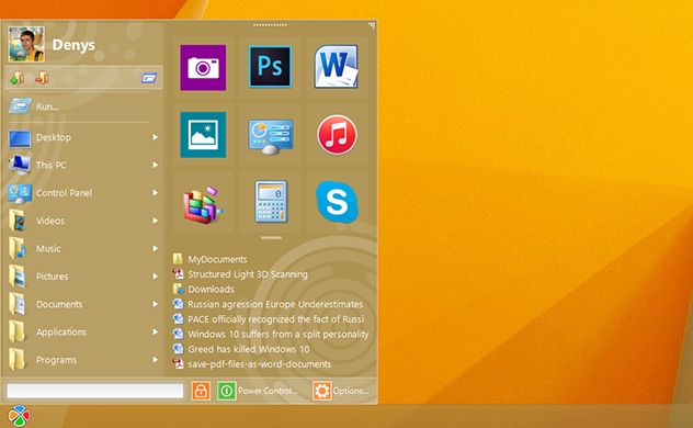 Windows 10 Start Menu 10 full